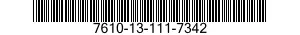 7610-13-111-7342  7610131117342 131117342