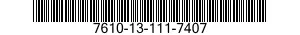 7610-13-111-7407  7610131117407 131117407