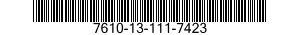 7610-13-111-7423  7610131117423 131117423