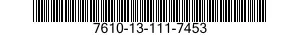 7610-13-111-7453  7610131117453 131117453