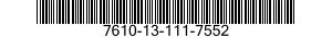 7610-13-111-7552  7610131117552 131117552