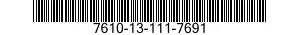 7610-13-111-7691  7610131117691 131117691