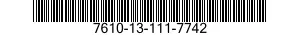 7610-13-111-7742  7610131117742 131117742