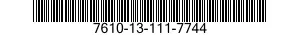 7610-13-111-7744  7610131117744 131117744