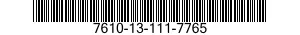7610-13-111-7765  7610131117765 131117765
