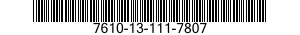 7610-13-111-7807  7610131117807 131117807
