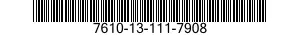 7610-13-111-7908  7610131117908 131117908