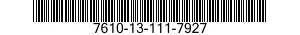 7610-13-111-7927  7610131117927 131117927