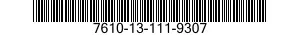 7610-13-111-9307  7610131119307 131119307