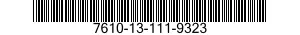 7610-13-111-9323  7610131119323 131119323