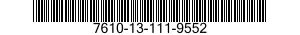 7610-13-111-9552  7610131119552 131119552