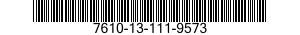 7610-13-111-9573  7610131119573 131119573