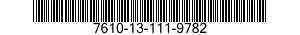 7610-13-111-9782  7610131119782 131119782