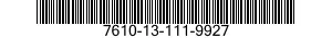 7610-13-111-9927  7610131119927 131119927