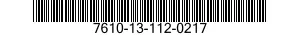 7610-13-112-0217  7610131120217 131120217