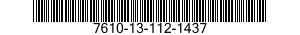 7610-13-112-1437  7610131121437 131121437