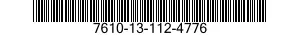 7610-13-112-4776  7610131124776 131124776