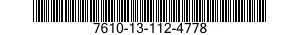 7610-13-112-4778  7610131124778 131124778