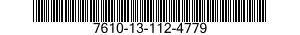 7610-13-112-4779  7610131124779 131124779