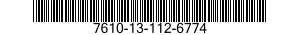 7610-13-112-6774  7610131126774 131126774
