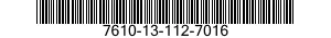 7610-13-112-7016  7610131127016 131127016