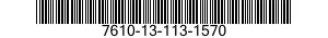 7610-13-113-1570  7610131131570 131131570