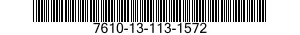 7610-13-113-1572  7610131131572 131131572