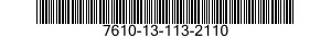 7610-13-113-2110  7610131132110 131132110
