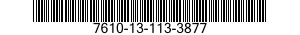 7610-13-113-3877  7610131133877 131133877