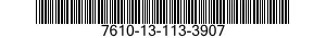 7610-13-113-3907  7610131133907 131133907