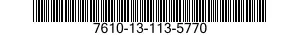 7610-13-113-5770  7610131135770 131135770