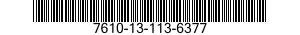 7610-13-113-6377  7610131136377 131136377