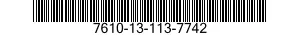 7610-13-113-7742  7610131137742 131137742
