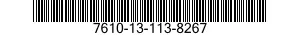 7610-13-113-8267  7610131138267 131138267