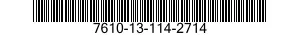 7610-13-114-2714  7610131142714 131142714