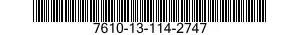 7610-13-114-2747  7610131142747 131142747