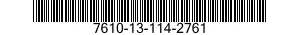 7610-13-114-2761  7610131142761 131142761