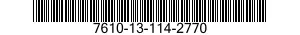 7610-13-114-2770  7610131142770 131142770