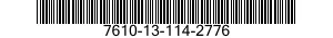 7610-13-114-2776  7610131142776 131142776