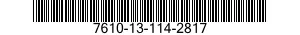 7610-13-114-2817  7610131142817 131142817