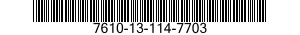 7610-13-114-7703  7610131147703 131147703