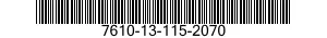 7610-13-115-2070  7610131152070 131152070