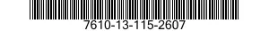 7610-13-115-2607  7610131152607 131152607