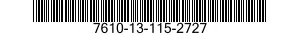 7610-13-115-2727  7610131152727 131152727