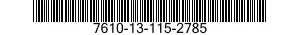 7610-13-115-2785  7610131152785 131152785