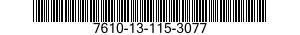 7610-13-115-3077  7610131153077 131153077