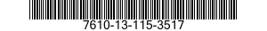 7610-13-115-3517  7610131153517 131153517