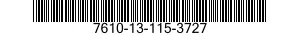 7610-13-115-3727  7610131153727 131153727
