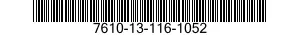 7610-13-116-1052  7610131161052 131161052