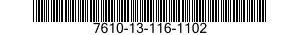 7610-13-116-1102  7610131161102 131161102